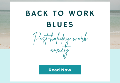 post-holiday anxiety