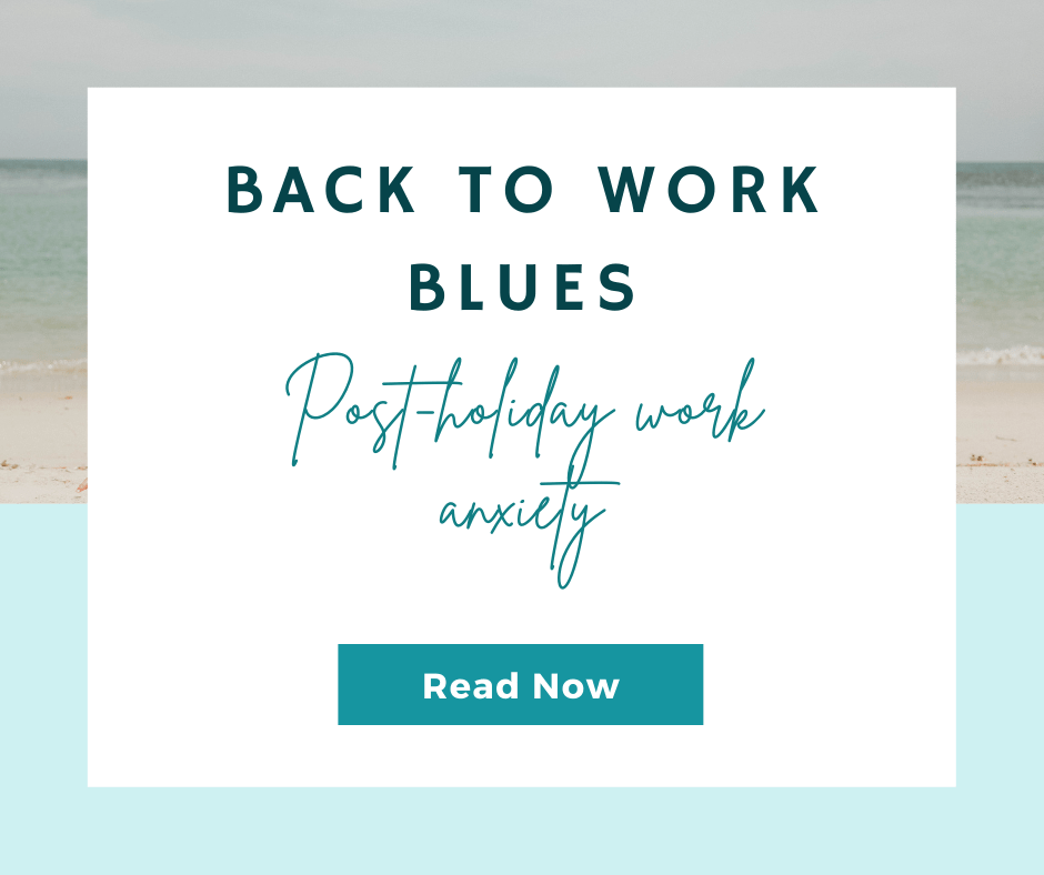 post-holiday anxiety